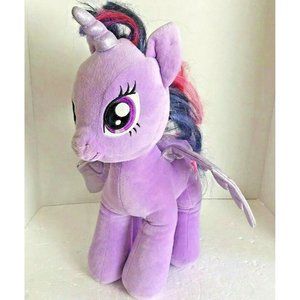 Build Bear Workshop TWILIGHT SPARKLE Purple Unicorn Pegasus My Little Pony Plush